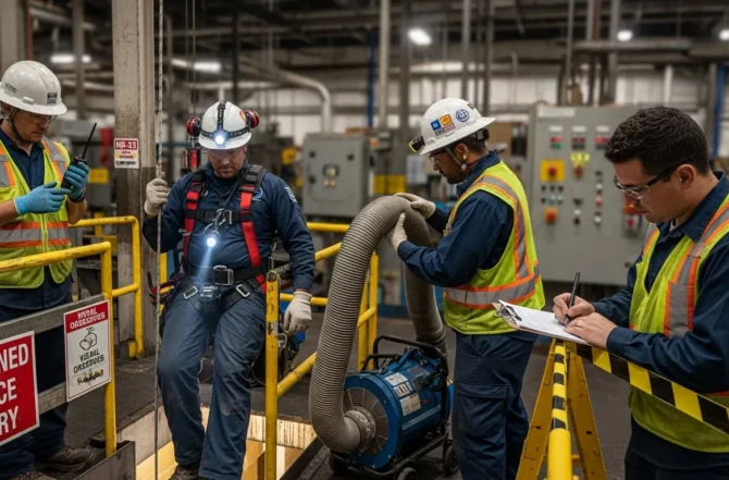 Adequação à NR-33 – Espaços Confinados